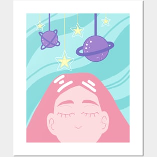 Pastel Girl Posters and Art